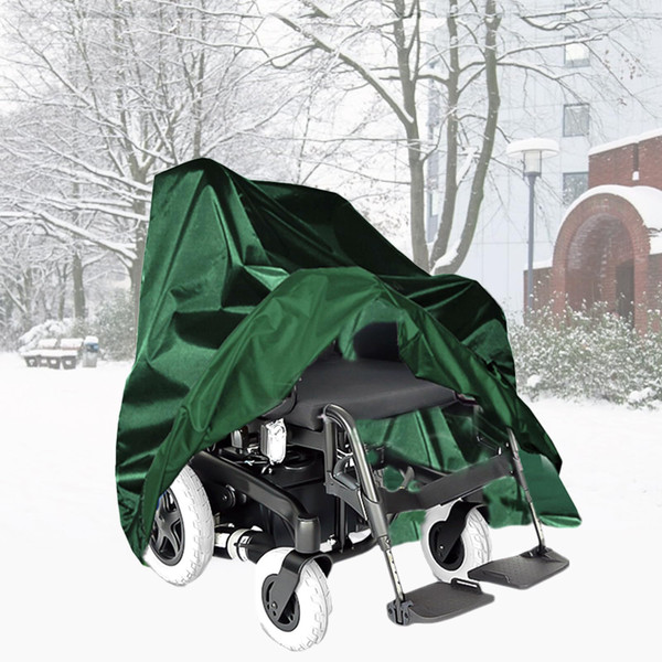 Wheelchair Storage Cover for Elderly Disabled - Mobility Scooter Protector, 210D Waterproof Heavy Duty Prevent Snow Rain Sun (30"Lx45"Wx51"H)