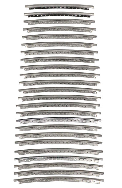HOSCO HFS-M1-P24 Stainless Fret Medium Crown 24 Pieces with Tang Cut