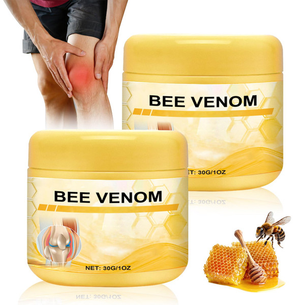 YOUSHEME Bee Venom Advanced Joint and Bone Cream,Advanced Bee Venom Gel Joint and Bone Therapy, for Back,Neck,Hands,Feet (2PCS)
