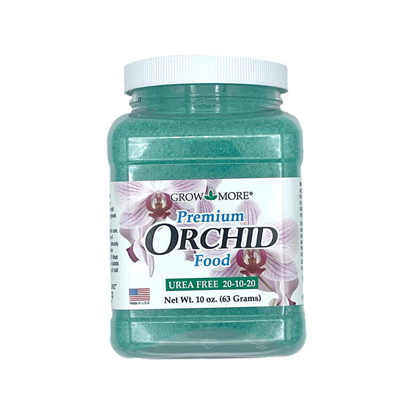 Grow More Premium Urea Free 20-10-20 Orchid Food Fertilizer - 10oz of Water Soluble Orchid Fertilizer for Longer, Healthier, and More Beautiful Blooms Year Round Grow More Premium Urea Free 20-10-20 Orchid Food Fertilizer - 10oz of Water Soluble Orchid Fertilizer for Longer, Healthier, and More Beautiful Blooms Year Round
