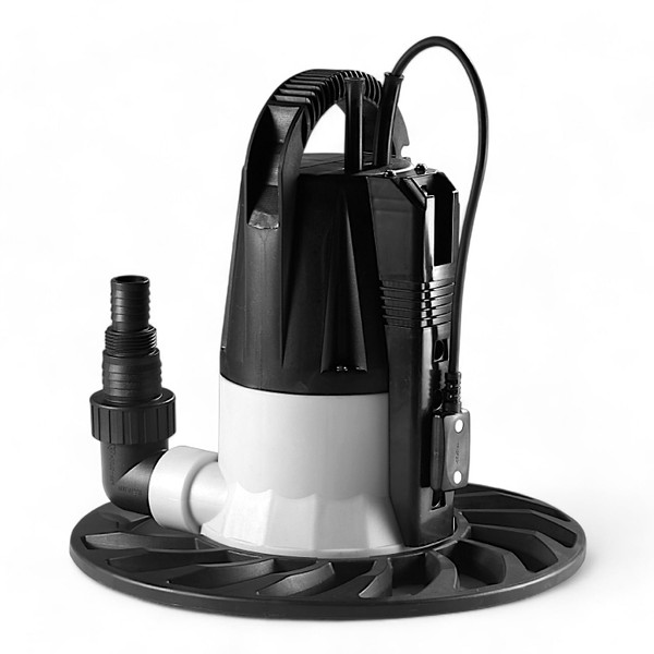 Fibropool Deluxe Submersible Pool Cover Pump – 33 ft High-Pressure Hose, 2300 GPH Automatic Water Removal