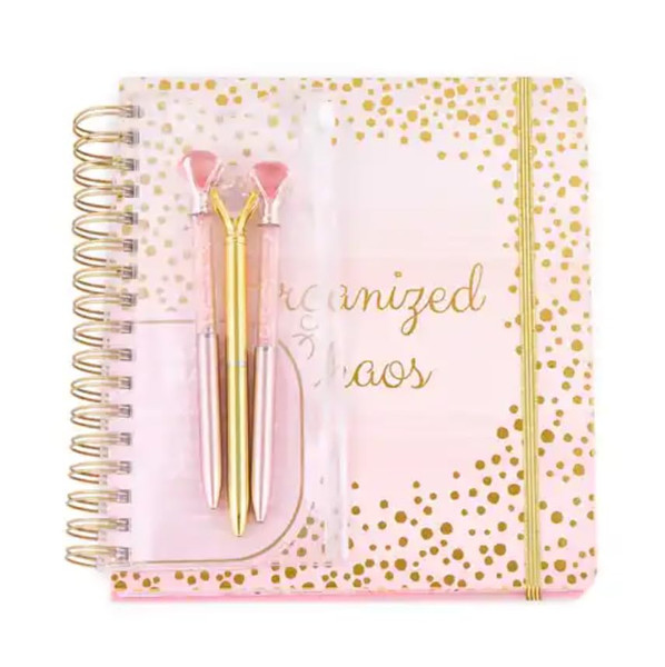 2025-2026 Monthly Large Planner- Daily, Weekly & Monthly Organizer with 3 Pens & Stickers - Organized Chaos Pink, January 2025 to June 2026, Stylish & Durable