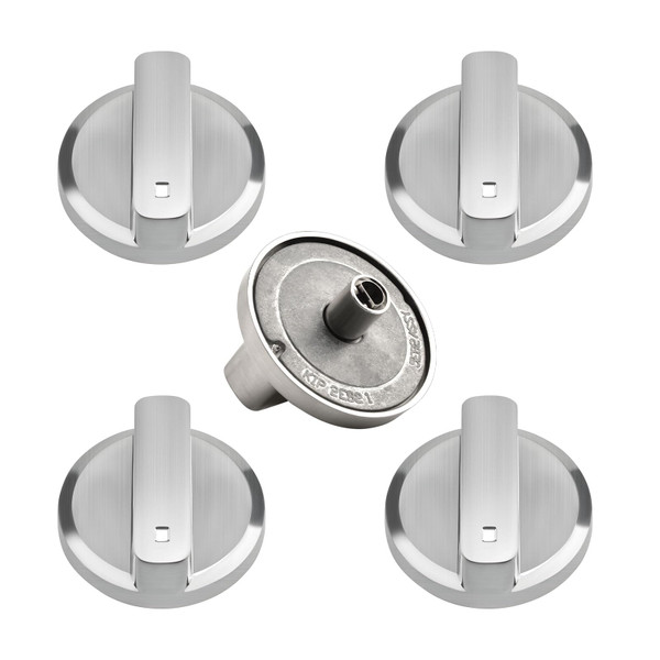 Wolf Compatible Stainless Steel Stove Knobs (5PCS)