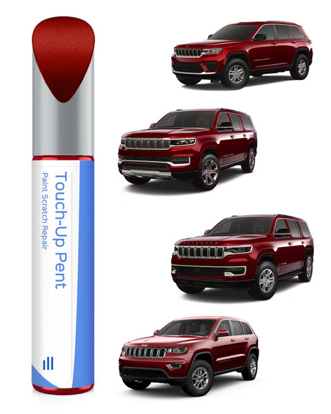 PARTS4EV PRV/NRV Velvet Red Pearl Touch Up Paint Compatible with Jeep Exact Match Chips and Nicks Touch Up