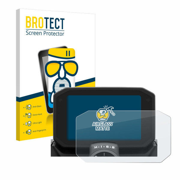 brotect Anti-Glare Glass Screen Protector Matte Compatible with Honda Hornet CB 750 - Anti-Scratch 9H Protection Film