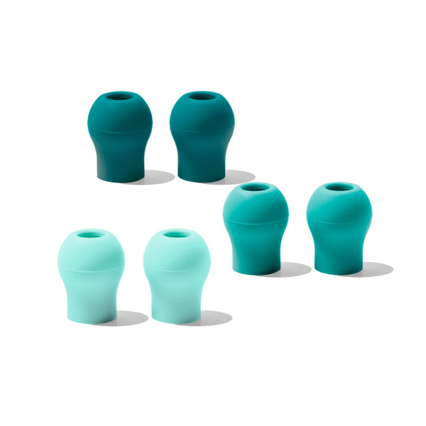 Eko CORE 500™ Digital Stethoscope Rubber Ear Tips - 6 Pairs (Rainforest Collection)