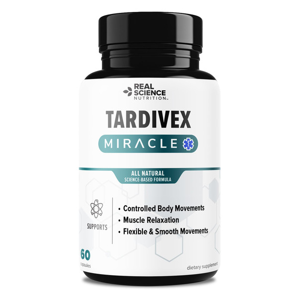 REAL SCIENCE NUTRITION Offers TARDIVE DYSKINESIA Relief- Relief for Symptoms Including Muscle spasms, Stiff Jerky Movements, and Other involuntary Body Movements Affecting The face, Mouth, and Eyes.