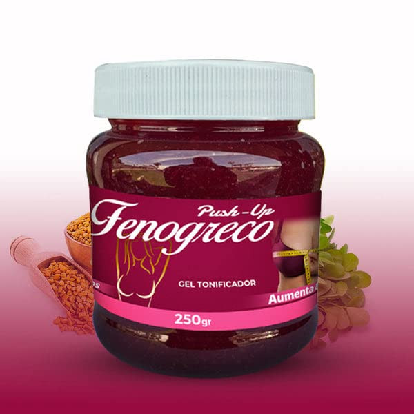 Gel De Fenogreco, Aumenta Bustos y Gluteos, Quema Grasa de Manera 100% Natural/Fenogreco Gel Burns Fat, Increases Breasts and Butt Growth With Natural