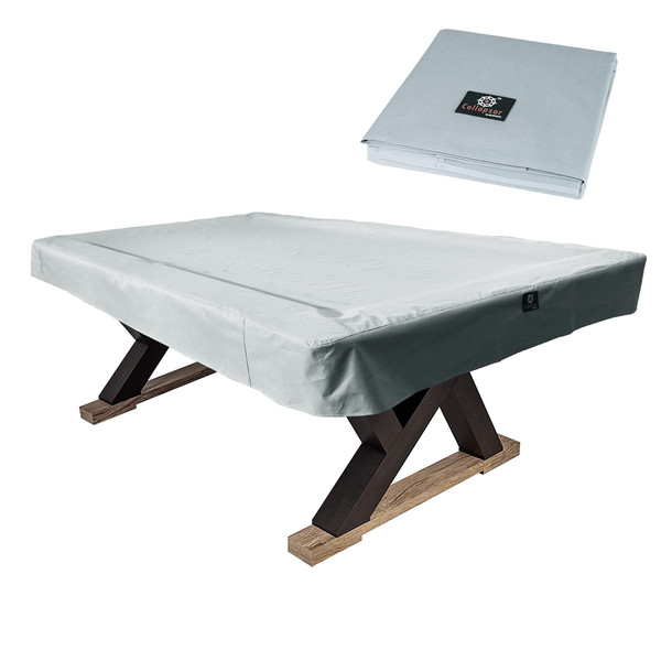 7/8/9FT Heavy Duty 600D Polyester Canvas Billiard Pool Table Cover(7 Colors Available) (Gray, 8-Foot) 7/8/9FT Heavy Duty 600D Polyester Canvas Billiard Pool Table Cover(7 Colors Available) (Gray, 8-Foot)