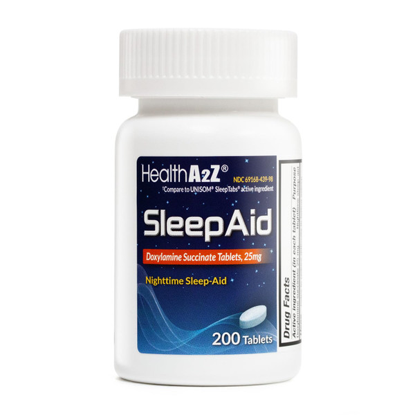 HealthA2Z® Sleep Aid | Doxylamine Succinate 25mg | (200 Counts (Pack of 1)) HealthA2Z® Sleep Aid | Doxylamine Succinate 25mg | (200 Counts (Pack of 1))