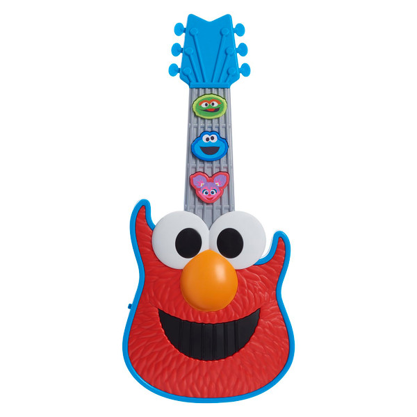 Sesame Street Rock with Elmo Guitar, Dress Up and Pretend Play, Lights and Sounds Preschool Musical Toy, Kids Toys for Ages 2 Up by Just Play