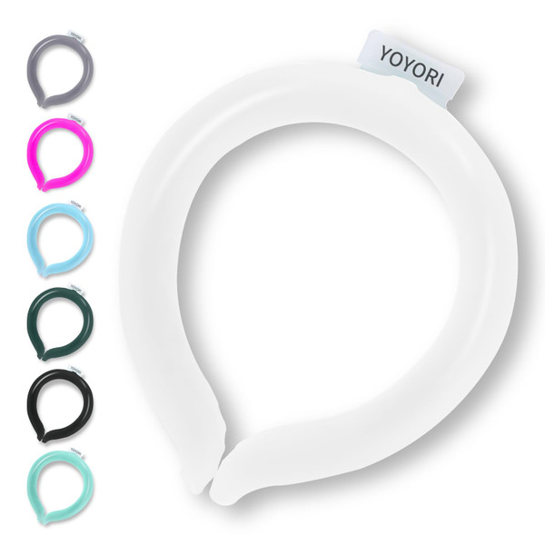 Neck Cooling Tube,Cooling Wrap for Summer,Reusable Ice Neck Ring Wearable Body Cooling Products for Heat Outdoor Sports(White) Neck Cooling Tube,Cooling Wrap for Summer,Reusable Ice Neck Ring Wearable Body Cooling Products for Heat Outdoor Sports(White)