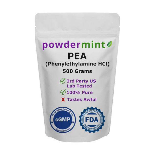 powdermint Phenylethylamine (Phenethylamine) Powder in Phenylethylamine HCL Form: Beta Pea