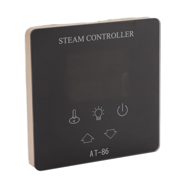Sauna Control Panel, Multifunctional Digital Steam Shower Temperature Controller with , Suitable for SAD, SAC, SAW, SAF, HV Series Sauna, Steam Sauna Panel Switch Time Light