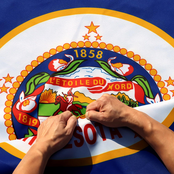 Anley Rip-Proof Double Sided 3-Ply Minnesota State Flag 3x5 Foot - Vivid Color, Canvas Header and Wrinkle Resistant - The Strongest, Longest Lasting Minnesota MN Flags 3 X 5 Ft Anley Rip-Proof Double Sided 3-Ply Minnesota State Flag 3x5 Foot - Vivid Color, Canvas Header and Wrinkle Resistant - The Strongest, Longest Lasting Minnesota MN Flags 3 X 5 Ft