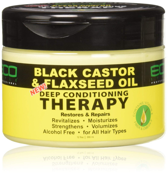 Ecoco Black Castor and Flaxseed Oil Deep Conditioning Therapy Ecoco Black Castor and Flaxseed Oil Deep Conditioning Therapy
