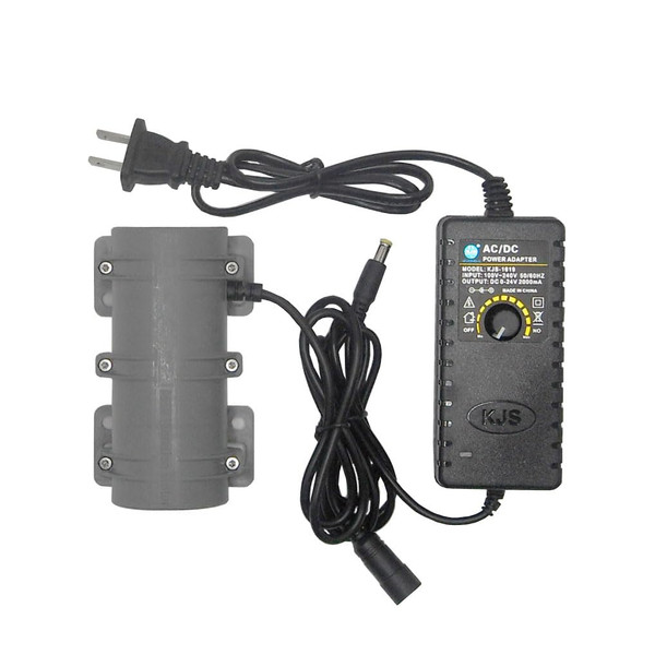 E-Found 24V Vibration Motor, with 110V Adjustable Speed Power Adapter, 3800RPM, Rotary Speed for Massage Bed Vibration Alert Chair, Shaker Motor-1765515155