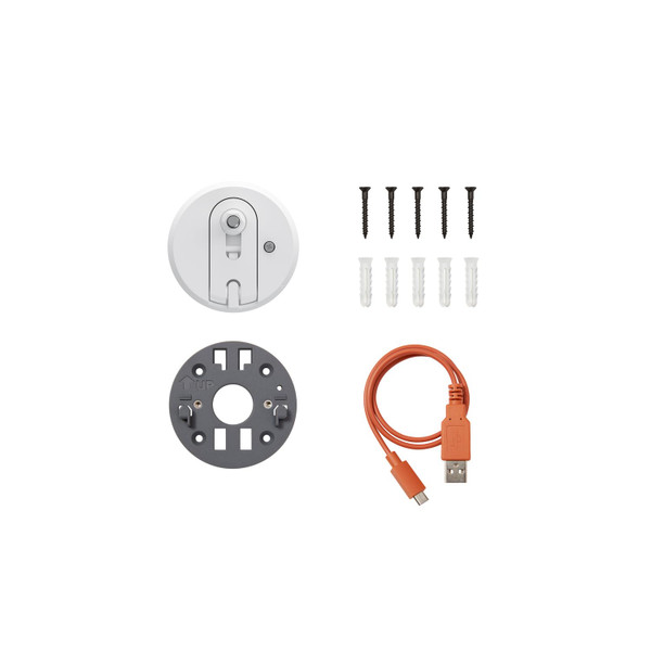 Spare Parts Kit for Outdoor Cam Plus (Battery), White