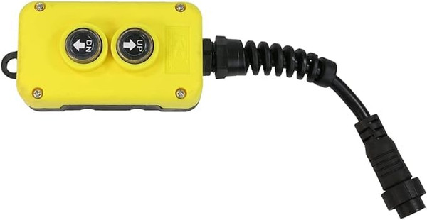 Generic KTI Two Button Pendant Hydraulic Dump Trailer Controller - Power Up/Power Down, 395-55-1765518673