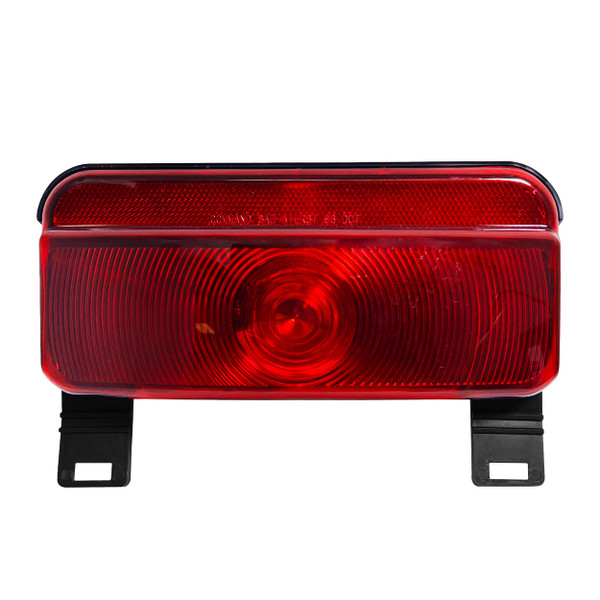 Command Electronics OEM 12V Incandescent RV & Trailer Tail Light with License Plate Bracket – Made in USA – Brake Light with Built-in Reflector – Black Trim – 1-Pack-1765519204