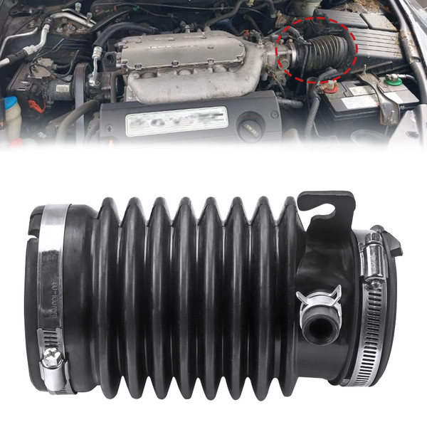 Dtomi Engine Air Intake Hose w/Clamps Compatible With Honda Acura Vehicle Accord V6 3.0L 2003-2007, TL V6 3.2L 2004-2006 Replace# 17228-RCA-A00, 17228RCAA00, 696-001