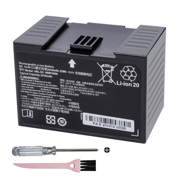 ABL-D2 Battery Compatible for iRobot Roomba j7 i4 i8, j7 j7+ j7550 i4 i4+ i4150 i6 i8 i8+ i8550, Combo j5 i5 j7+ j8 j9 j9+, Roomba e5 e6 e5150 e5152 e6198 ABL-D2A ABL-D1 Vacuum Cleaner 32Wh/2210mAH
