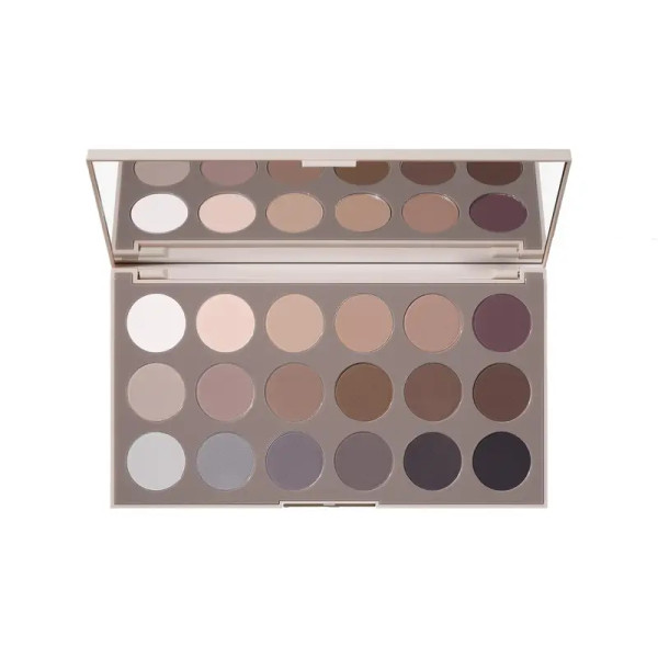 Balm eyeshadow palette-18CT Makeup Palette - Matte Essentials Artistry Palette with Cool-Toned, All Matte Shades, Versatile for Everyday Makeup Looks, 0.68 oz#springtok - Color: 18CT