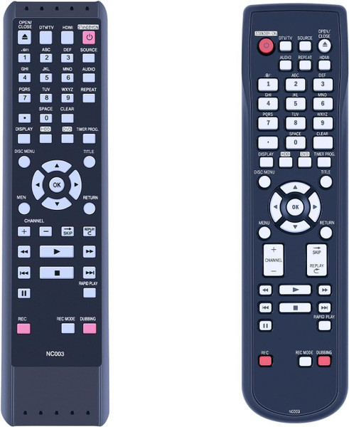 NC003 NC003UD New Replace Remote Control for Magnavox Blu-Ray Disc DVD Player MDR515H/F7 MDR533H/F7 MDR535H/F7 MDR537H/F7 MDR557H/F7