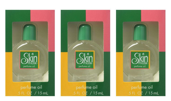 Skin Musk Perfume Oil 0.50 oz (Pack of 3)