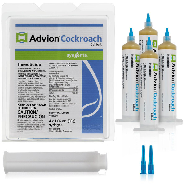 Advion Cockroach Gel Bait 1 Clam Shell (4 Tubes)