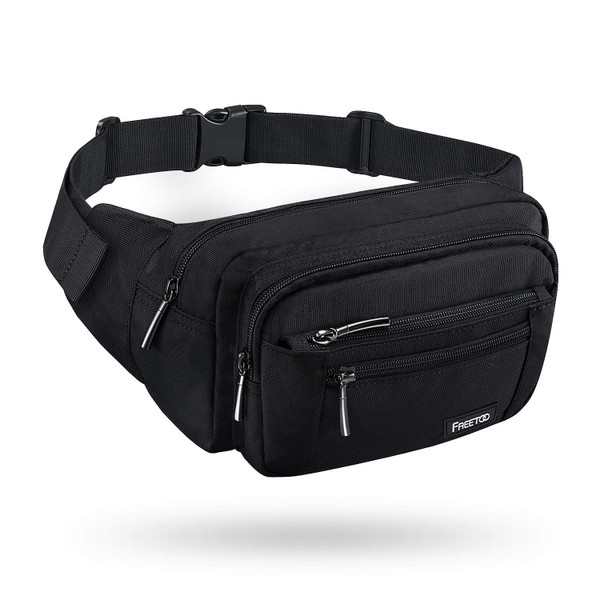 FREETOO Waist Pack Bag Fanny Pack for Men&Women Hip Bum Bag with Adjustable Strap for Outdoors Workout Traveling Casual Running Hiking Cycling FREETOO Waist Pack Bag Fanny Pack for Men&Women Hip Bum Bag with Adjustable Strap for Outdoors Workout Traveling Casual Running Hiking Cycling