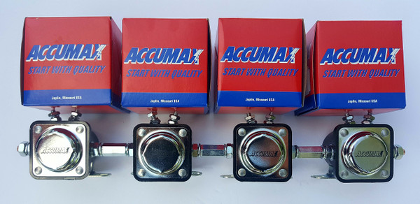 Accumax solenoids Set of 4 with Coupling Nuts Included Low Rider & More USA Made