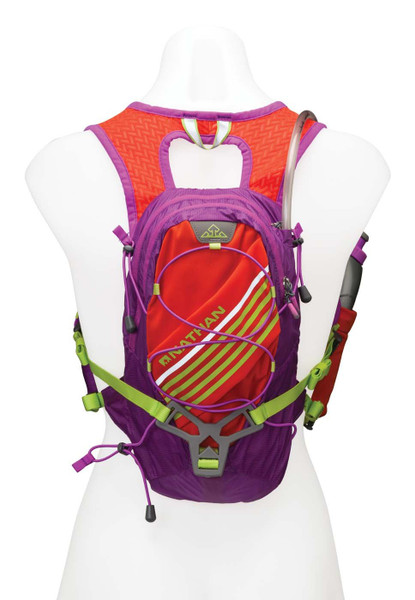 Nathan Zeal 2-Liter Hydration Vest, Purple Cactus Flower/Tangerine Tango, One Size Nathan Zeal 2-Liter Hydration Vest, Purple Cactus Flower/Tangerine Tango, One Size