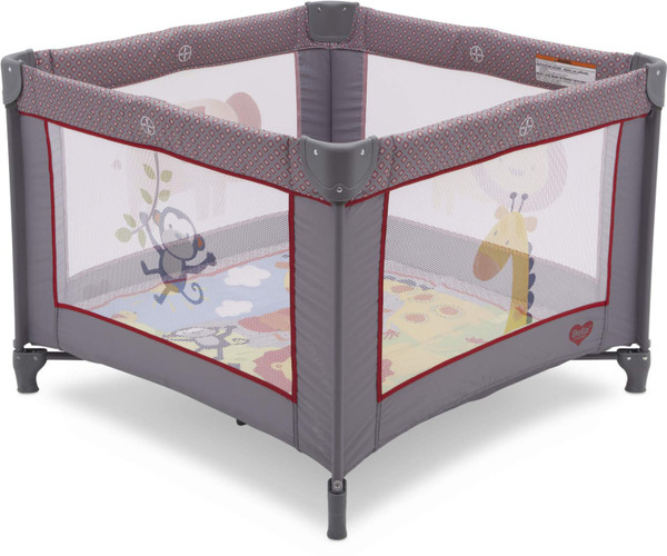 Delta Children 36 x 36 Play Yard, Fun in The Jungle