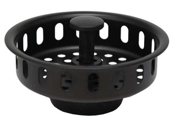 Stainless Steel Replacement Basket for Kitchen Sink Strainers, Oil Rubbed Bronze Finish - by Plumb USA