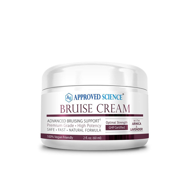 Approved Science Bruise Cream - Arnica and Lavender - Soothe and Fade Bruises - 2 Fl. Oz - Vegan Approved Science Bruise Cream - Arnica and Lavender - Soothe and Fade Bruises - 2 Fl. Oz - Vegan