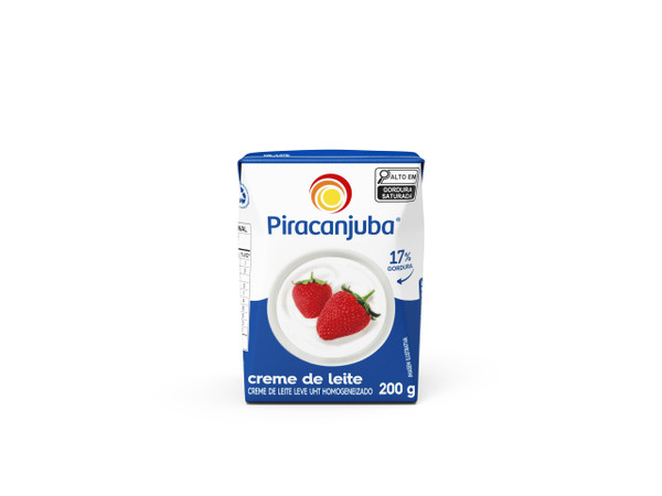 Piracanjuba Creme de leite Table Cream 200g / 7.5 oz (pack 4)