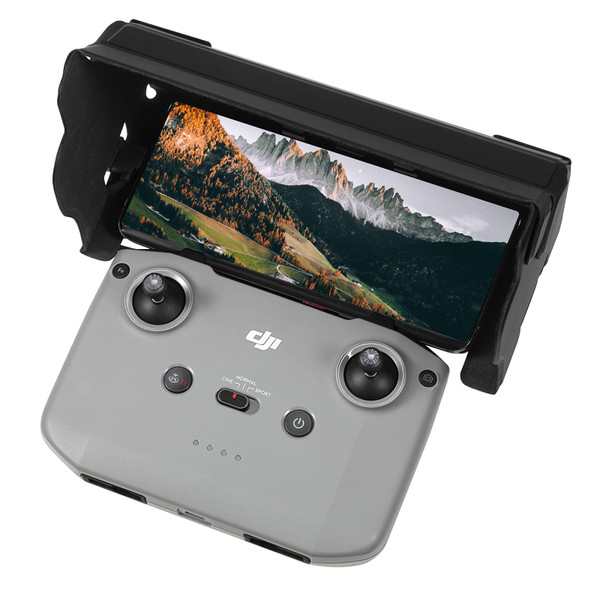 KENOBEE Sun Hood Sunshade for DJI Mini 3 Pro/Mini 2 / Mavic 3/ Mavic Air 2/DJI Air 2S Drone Controller Accessories for 4.4-7.1 inch Smartphone Screen, Mobile Phone Foldable Light Block Shield Cover