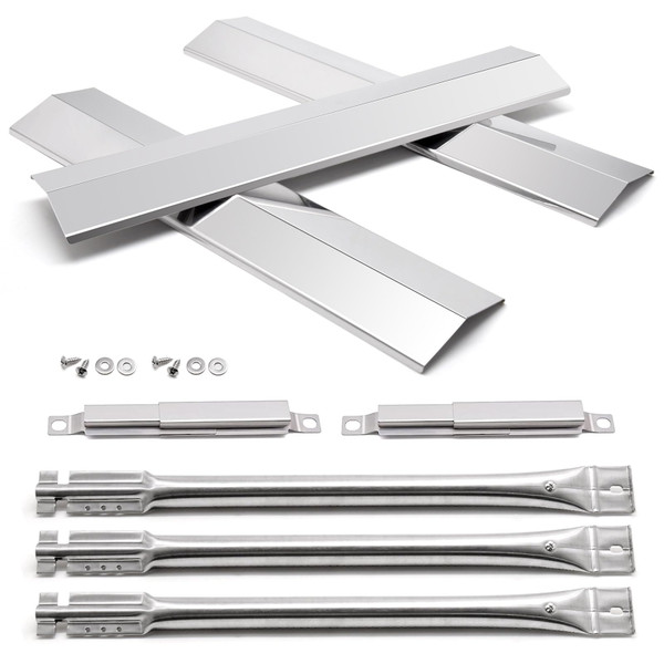 Adviace Grill Parts for Oklahoma Joe's Longhorn Combo 3-Burner Charcoal/Gas Smoker, Heat Tent Heat Shield and Burner for Oklahoma Joes 15202029 12201767 14201767 16202046 18202083 Adviace Grill Parts for Oklahoma Joe's Longhorn Combo 3-Burner Charcoal/Gas Smoker, Heat Tent Heat Shield and Burner for Oklahoma Joes 15202029 12201767 14201767 16202046 18202083