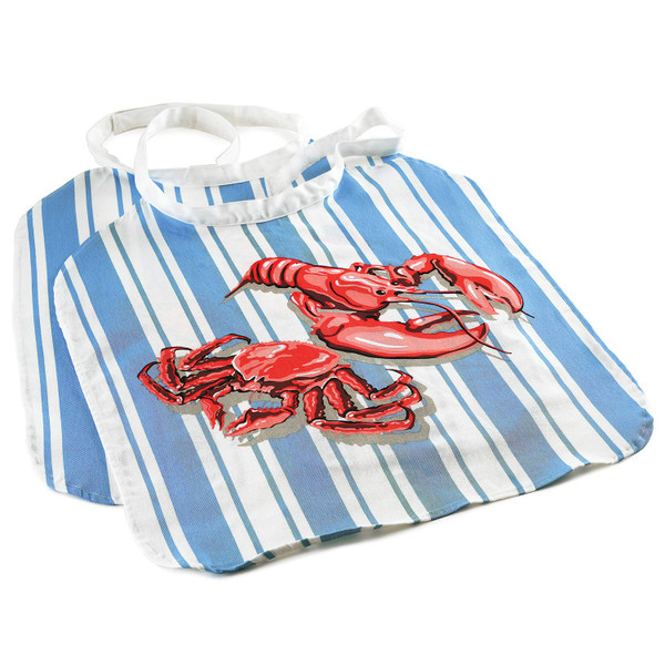 Norpro Cotton Seafood Lobster Bib, Set of 4