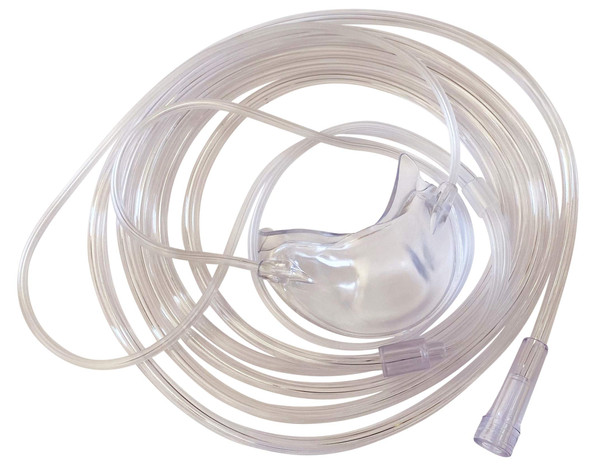 1-Pack Westmed #0101 Biflo Nasal Mask with 7' Kink Resistant Tubing