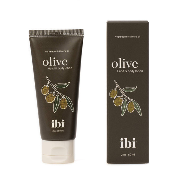 IBI Ultra Hydrating Moisturizing Hand Cream For Dry & Senstive Skin, Olive 2.02 Ounce Tube (60ml 1 Pc)