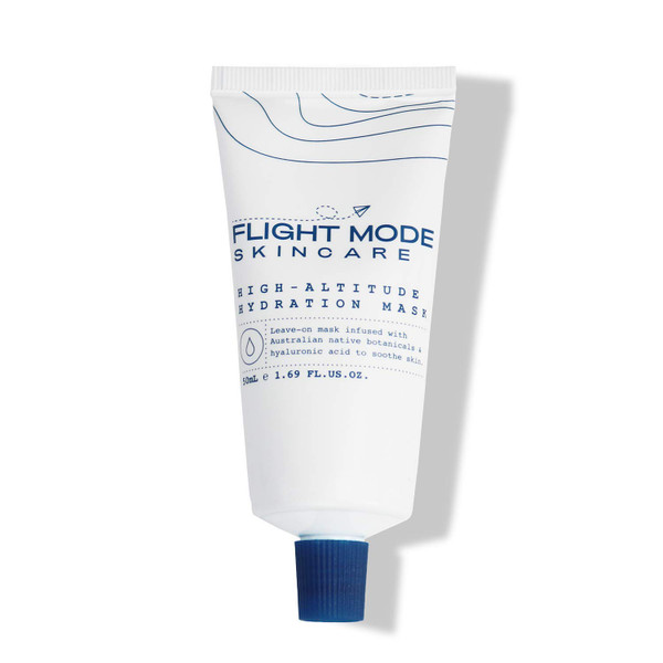 Flight Mode High-Altitude Hydrating | Deep Hydration Face Tightening and Lifting Mask | Travel Size Anti-Aging Face with Hyaluronic Acid and Aloe Vera - 50ml, 1.69 FL OZ US