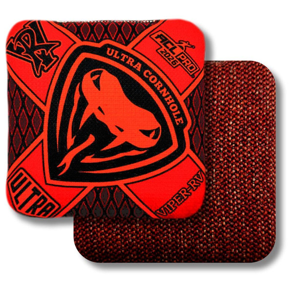 Ultra Cornhole Bags Viper-RV Cornhole Bag Set - ACL Approved (Red) Ultra Cornhole Bags Viper-RV Cornhole Bag Set - ACL Approved (Red)