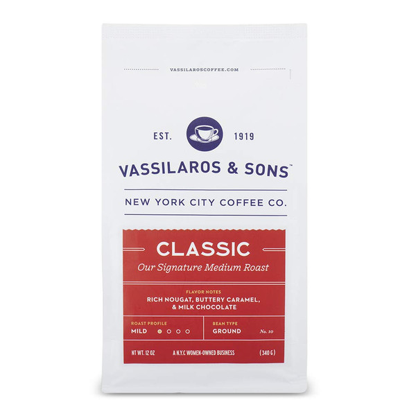 Classic Ground Coffee by Vassilaros (Original Blend)