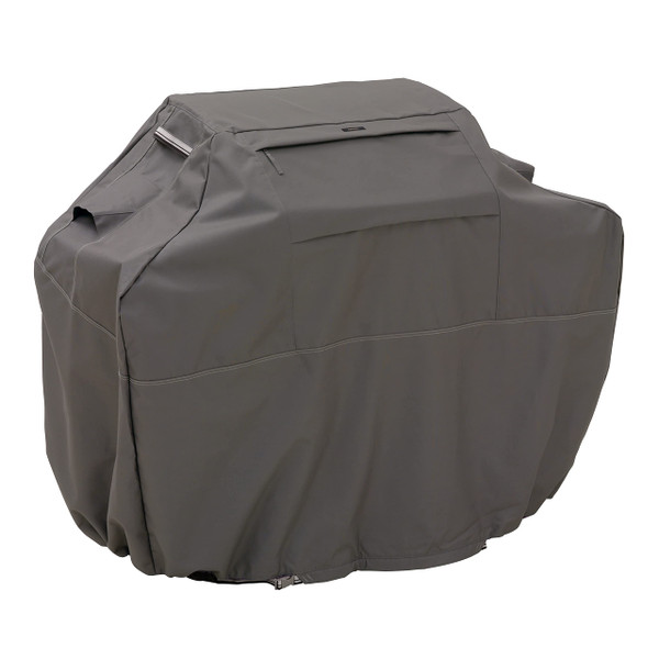 Classic Accessories Ravenna Water-Resistant 64 Inch BBQ Grill Cover, Dark Taupe