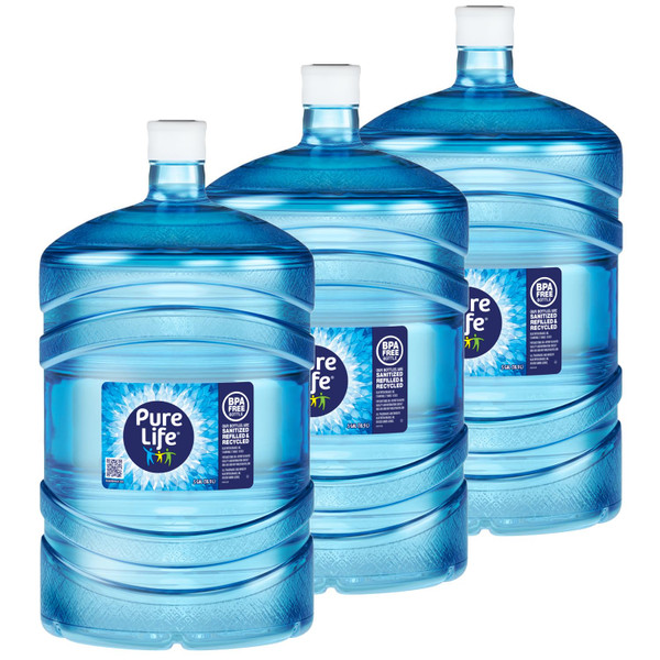 Pure Life® Purified Water - Three Bottle Bundle (5-Gallons each bottle)