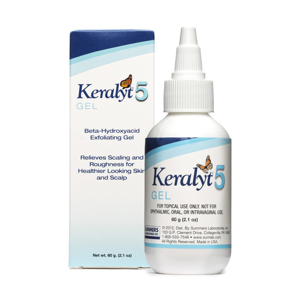 Keralyt 5 Scalp Gel - Max Strength 5% Salicylic Acid Scalp Build-Up Clearing - Helps Control Dandruff, Psoriasis, Seborrheic Dermatitis, Roughness, Dryness, and Itchiness