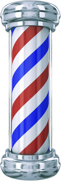 36" TALL BARBER POLE VINYL DECAL FOR SALON SHOP WINDOW WALL NICE GRAPHIC