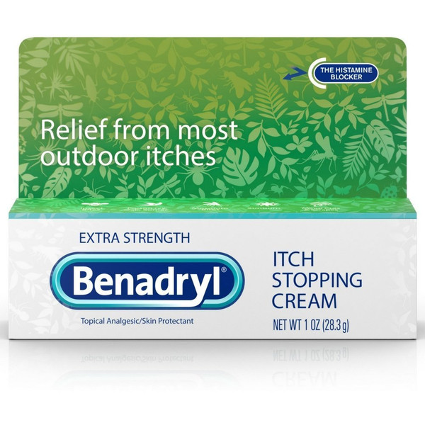 Benadryl Itch Stopping Cream Extra Strength, 1 Oz (Pack of 3)